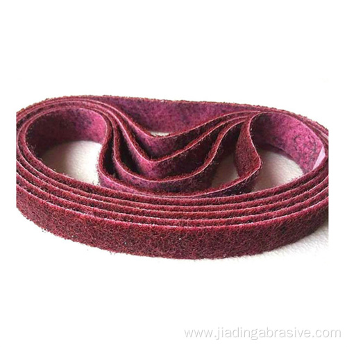 nylon abrasive nonwoven sanding belt for metal